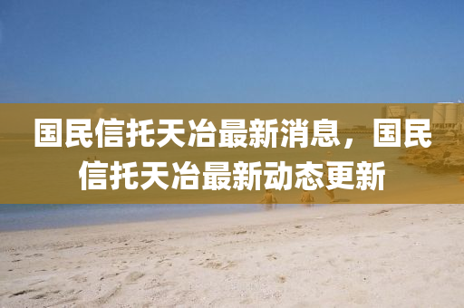 国民信托天冶最新消息,国民信中山市多米克自动化设备有限公司托天冶最新动态更新